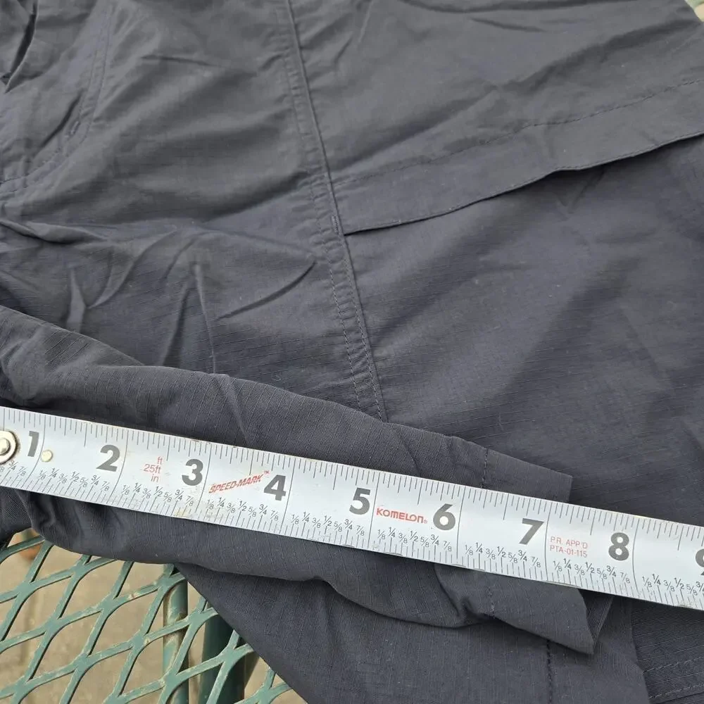 Eddie Bauer Men XL Moisture Wicking UPF+ 50 Ripstop Tech‎ Short XL Black Belted